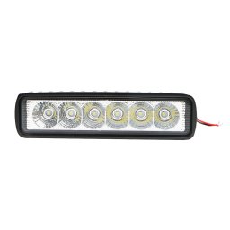 Lampa bara LED 18W cu 6 LED-uri, flood 60°, 10-60V, IP67 Breckner