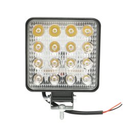 Lampa LED patrata 48W cu 16 LED-uri, 10-60V, IP67, Breckner Germany