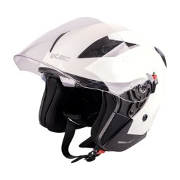 Casca moto open-face W-TEC Putta cu parasolar retractabil si viziera lata