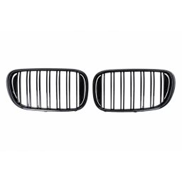 Grile centrale negre BMW Seria 7 G11 G12 2015-2019, set 2 buc