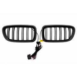 Grile centrale BMW Seria 5 F10 F11 negru lucios, design M