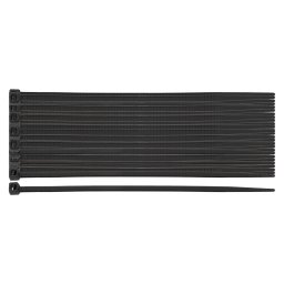 Coliere din plastic negre EXTREME 2,5 x 80 mm, rezistente UV, 100 buc