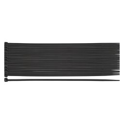Coliere din plastic NEO TOOLS 2,5 x 100 mm, negre, rezistente UV, 100 buc