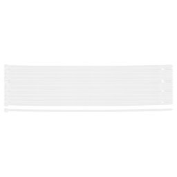 Coliere din plastic 4,8 x 450 mm albe, rezistente UV, 50 buc NEO TOOLS