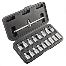 Set chei pentru buson scurgere ulei auto, 18 piese, 3/8, NEO TOOLS