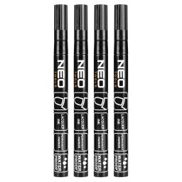 Set 4 markere permanente pentru constructii NEO TOOLS, negre, rezistente la apa