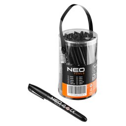 Marker pentru constructii NEO TOOLS, negru, permanent, pe baza de ulei