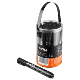 Marker pentru constructii negru permanent, pe baza de ulei, 20 buc