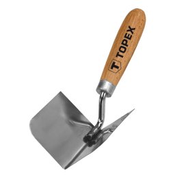 Mistrie unghiulara din inox 80 x 60 mm TOPEX, pentru colturi interioare