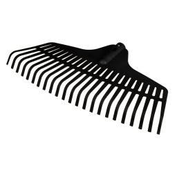 Grebla de frunze medie Verto, neagra, 460 mm, usoara si rezistenta