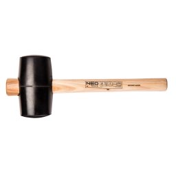 Ciocan de cauciuc 90 mm, 1200 g, cu maner din lemn NEO Tools
