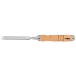 Dalta pentru lemn 10 mm din otel CRV, cu maner ergonomic din lemn