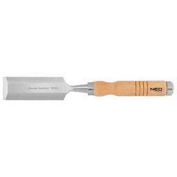 Dalta pentru lemn 38 mm din otel CRV, cu maner din lemn, NEO Tools
