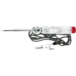 Tester tensiune auto 6-24V, 140 mm, cu clema si cablu Topex