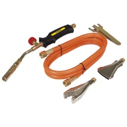 Set arzator pentru lipire Topex 2 kW cu 3 duze si furtun 1,5 m