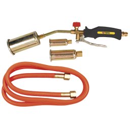 Arzator pe gaz Topex 19,5 kW cu 3 duze universale si furtun 1,5 m