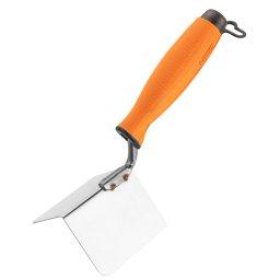 Mistrie pentru colt exterior 80 mm din inox, cu maner bimaterial NEO