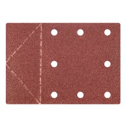 Hartie abraziva Graphite 115x160 mm K80 pentru lemn, otel si plastic, set 3 buc