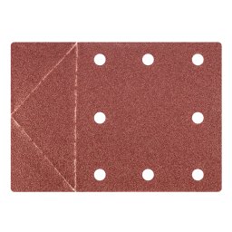 Hartie abraziva 115x160 mm K100 pentru lemn, metal si plastic, set 3 buc