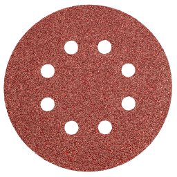 Disc abraziv cu gauri 125 mm K40 Graphite, set 5 buc pentru slefuire