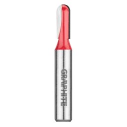 Freza profil U lunga HM 6,35x15,5 mm, tija 8 mm, pentru lemn si PVC