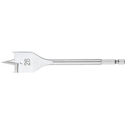 Burghiu plat pentru lemn Graphite 26 x 152 mm cu prindere Quick Change