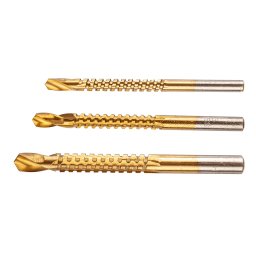 Set burghie freza TiN Graphite 5, 6, 8 mm pentru lemn, plastic si metal