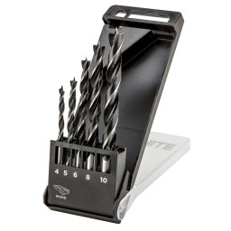 Set burghie pentru lemn în spirala Graphite 4-10 mm, 5 piese