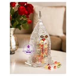 Bomboniera cristal Bohemia decor "Empire State" 30 cm
