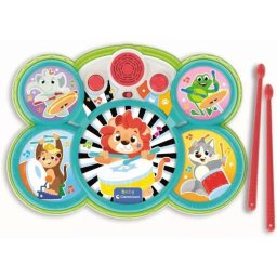 Baby Clementoni: Set de tobe muzicale cu animale