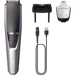 Aparat de tuns PHILIPS BT3239/15, Lungime taiere 0.5 - 10 mm, 20 setari de taiere, Gri Antracit
