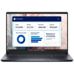 Laptop Dell Pro 14 Premium BTO208_PA14250_EMEA, Intel Core Ultra 7 268V, 14 inch Touch, RAM 32GB, SSD 512GB, Intel Arc Graphics 140V, Windows 11 Pro, Magnetite