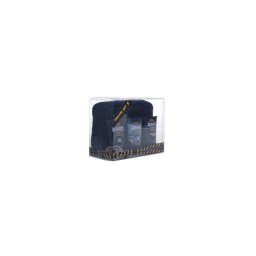 Set cadou barbati TRAVEL KIT (gel fata + gel de dus + aftershave + borseta)