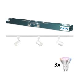 Philips-LED Spot reglabil pentru sistem de șină EASYLINK HUE 3xGU10/4,7W/230V 1m alb
