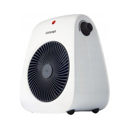 Concept vt7040 - Ventilator cu element de încălzire 1000/2000W/230V alb