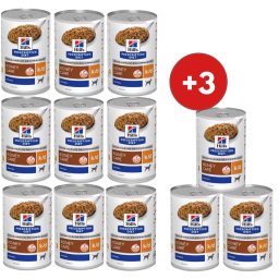 HILL'S Prescription Diet Canine k/d Kidney Care 9+3 CADOU hrană câini pentru susținerea rinichilor