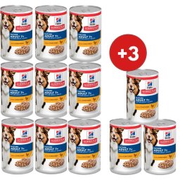 HILL'S Science Plan Canine Mature Adult Chicken 9+3 CADOU hrană câini seniori, cu pui