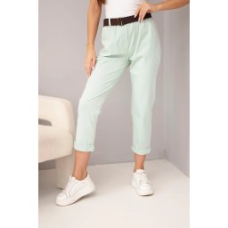 Pantaloni de damă Kesi Włoski cu curea