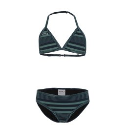 VIVID Costum de baie două piese albastru închis / verde