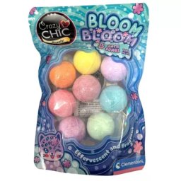 Crazy Chic: Bloom Bloom set colorat de bile efervescente pentru baie - 8 buc.