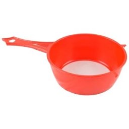 Sita din Plastic Durabil, 18 cm, Rosu, Perfect Home