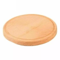 Tocator de Bucatarie, 24 x 1.6 cm, Rotund, Lemn