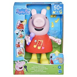 Papusa interactiva Peppa Pig care canta si vorbeste, 50+ sunete