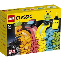 LEGO Classic 11027 Distractie creativa cu neoane, set 333 piese