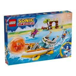 LEGO Sonic Barca de aventuri a lui Tails 76997, set de constructie 8+