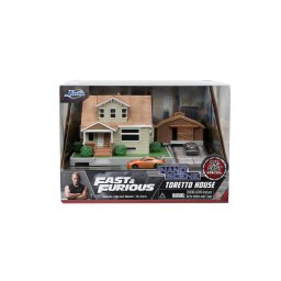 Diorama Casa Toretto Fast & Furious cu 2 masinute metalice Nano