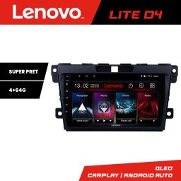 Navigatie Android Lenovo Lite D4 pentru Mazda CX-7 2008-2012, 4GB RAM, 64GB