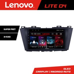 Navigatie Mazda 5 2010-2017 Lenovo Lite D4 4+64 GB Android
