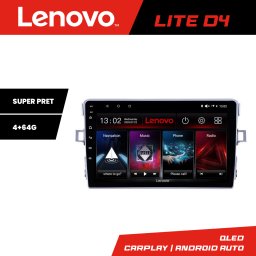 Navigatie Toyota Verso 2010-2016 Lenovo Lite D4, Android 4+64 GB