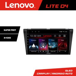 Navigatie Mazda 3 2004-2009 Lenovo Lite D4 Android 4+64 GB